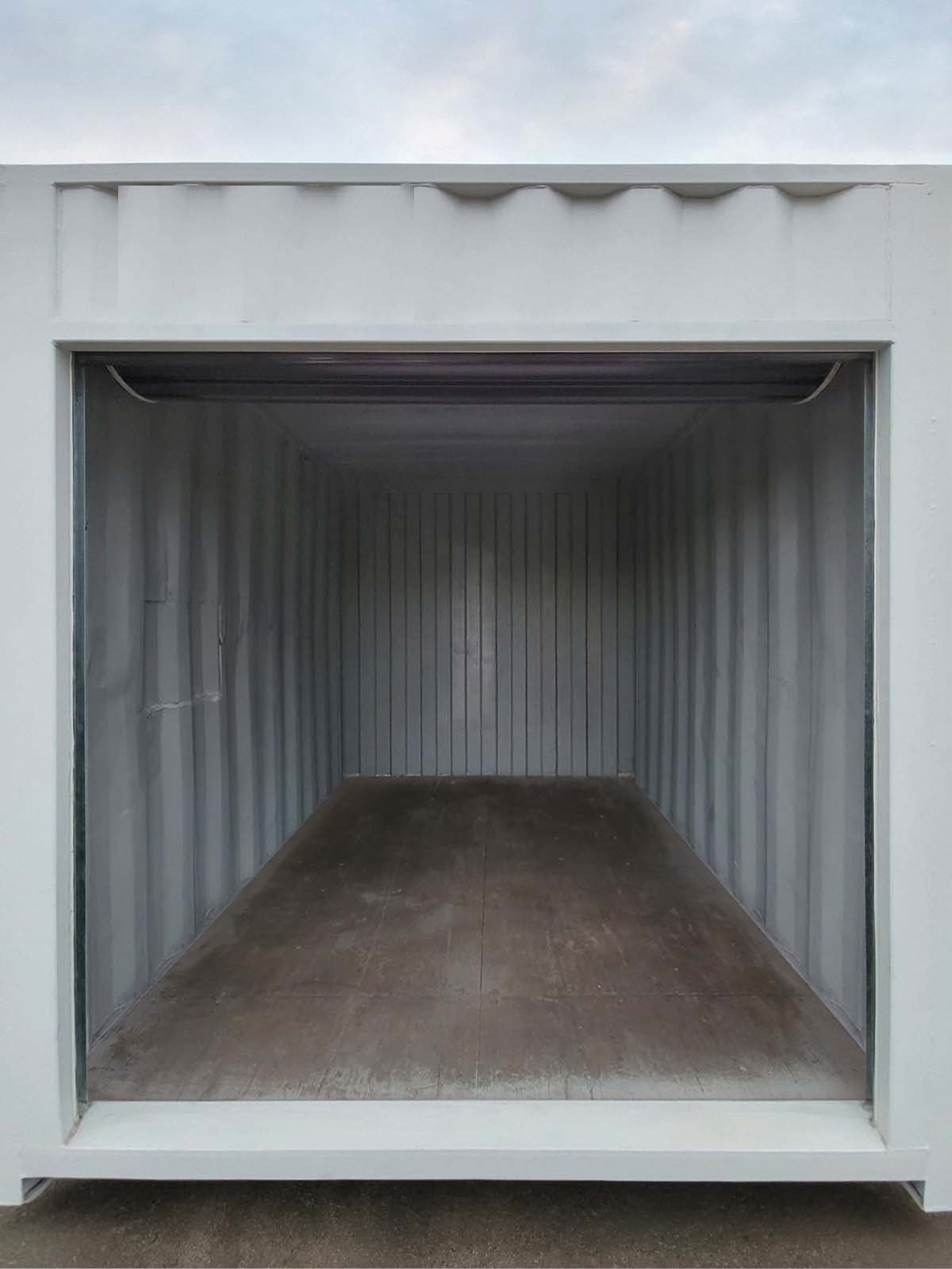 10&rsquo; &ldquo;Cut Down&rdquo; Used Container + Rollup - STARMAX Containers PTY. LTD