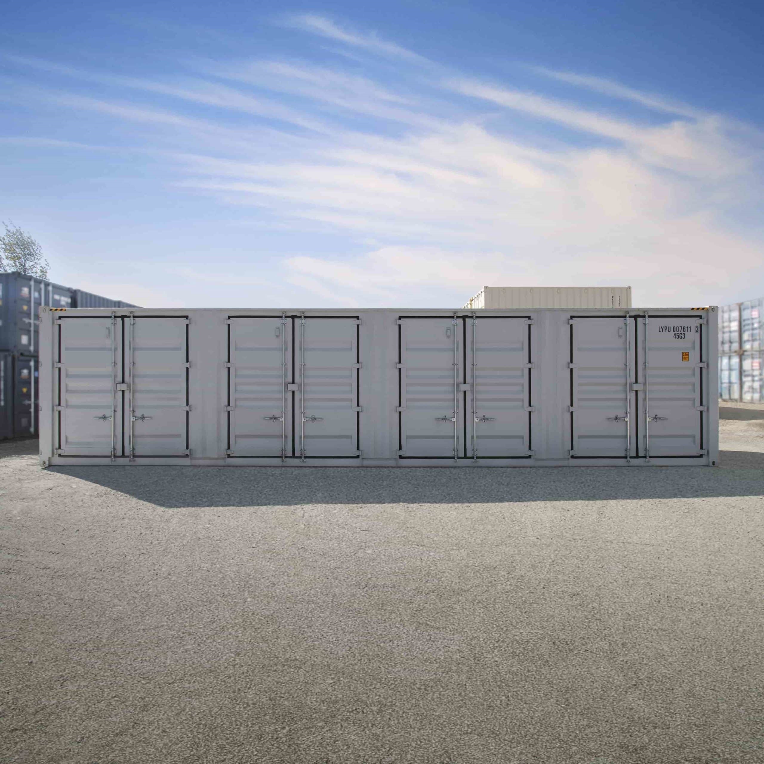 40&rsquo;HC New (1-trip) Shipping Container with 4 x Side Doors - STARMAX Containers PTY. LTD