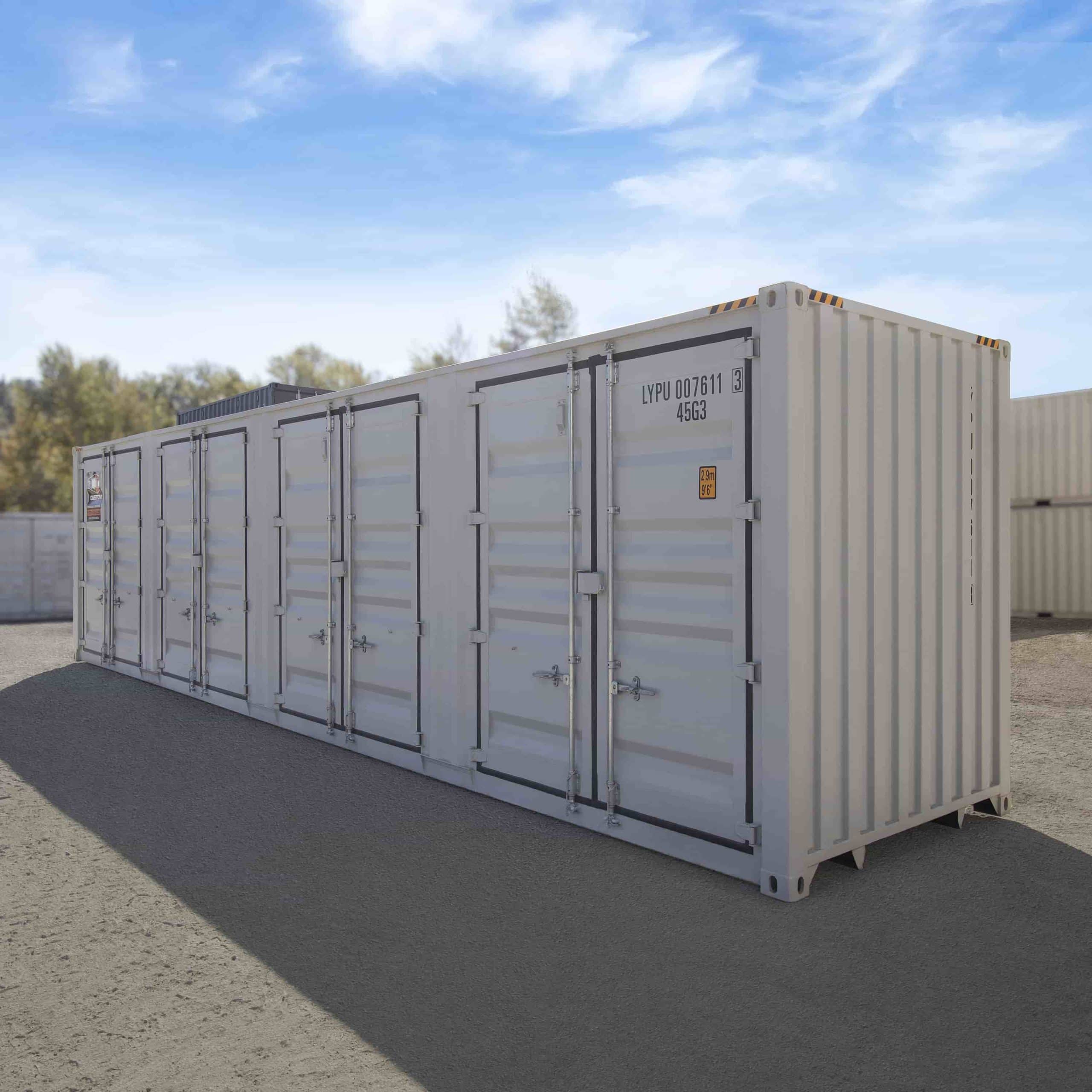 40&rsquo;HC New (1-trip) Shipping Container with 4 x Side Doors - STARMAX Containers PTY. LTD