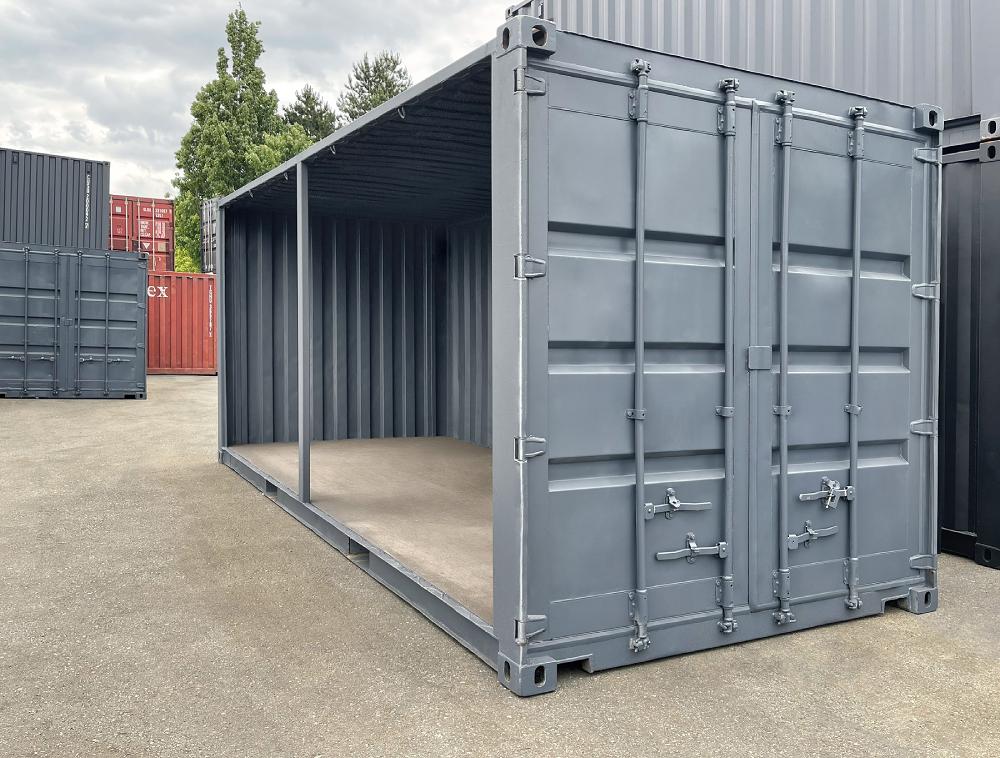 20&rsquo; Used &ldquo;Open Face&rdquo; Shipping Container - STARMAX Containers PTY. LTD