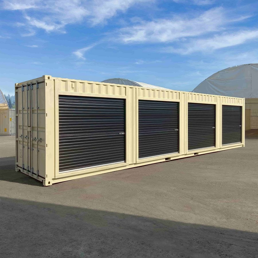 40&rsquo;HC &ldquo;CONTAINMENT CUBE&rdquo; with 4 x Roll Up Doors - STARMAX Containers PTY. LTD