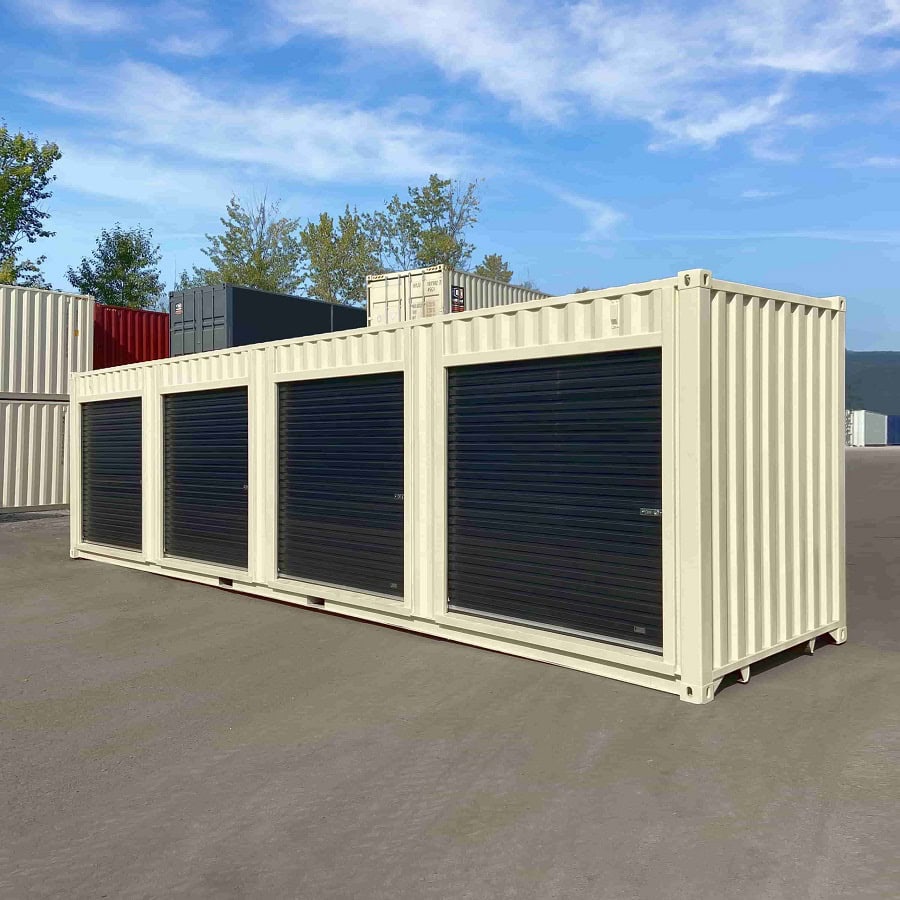 40&rsquo;HC &ldquo;CONTAINMENT CUBE&rdquo; with 4 x Roll Up Doors - STARMAX Containers PTY. LTD
