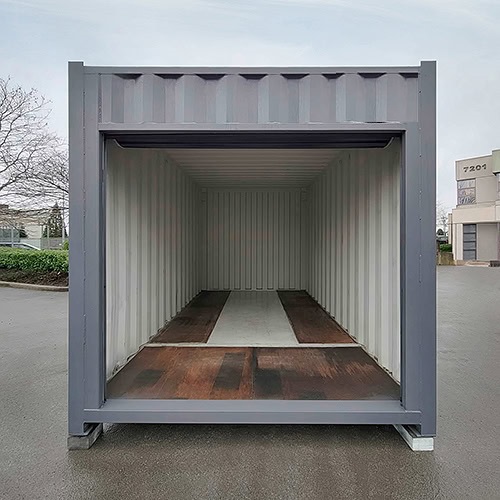15&prime; &ldquo;Cut Down&rdquo; Used Container + Rollup - STARMAX Containers PTY. LTD
