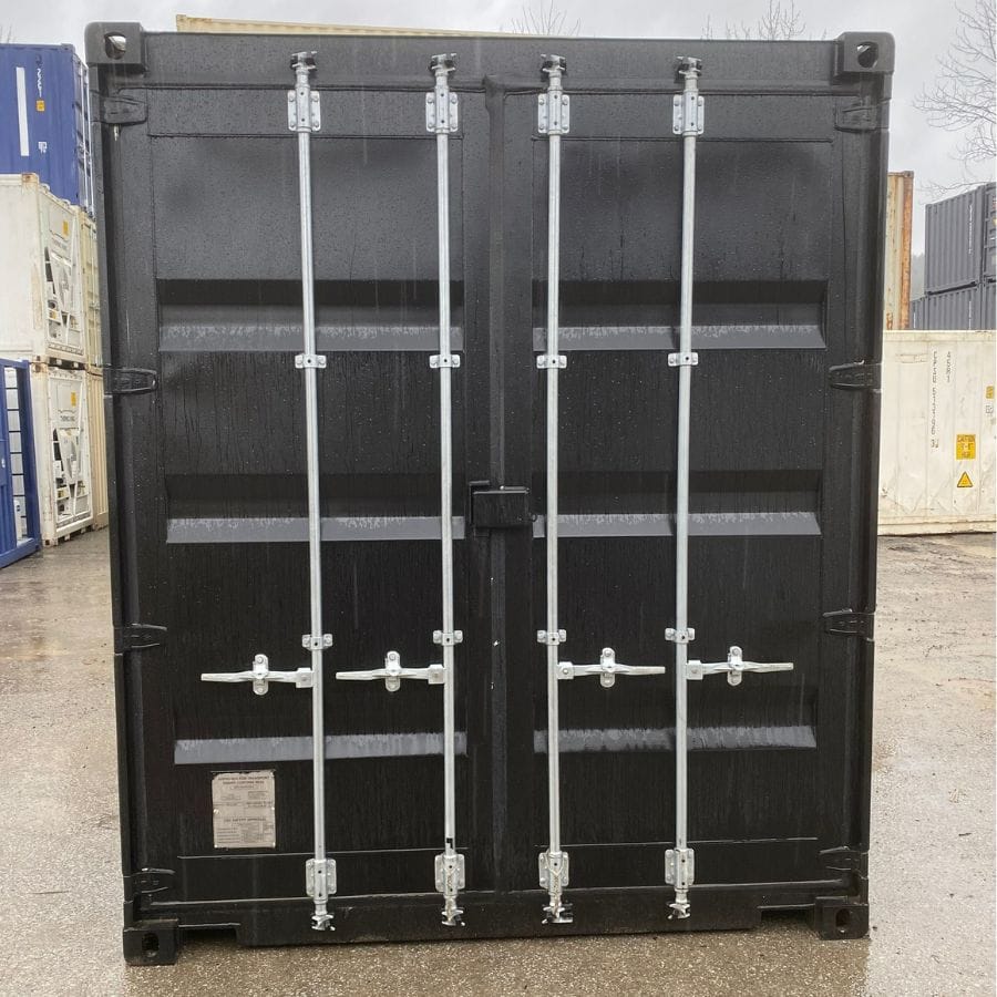 20&rsquo;HC New (1-Trip) Shipping Container &ndash; Painted Black - STARMAX Containers PTY. LTD