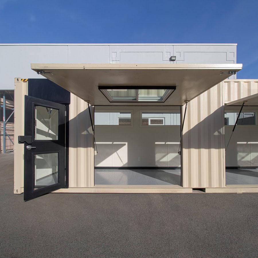 40&rsquo; Art Studio w/Flip up Doors - STARMAX Containers PTY. LTD