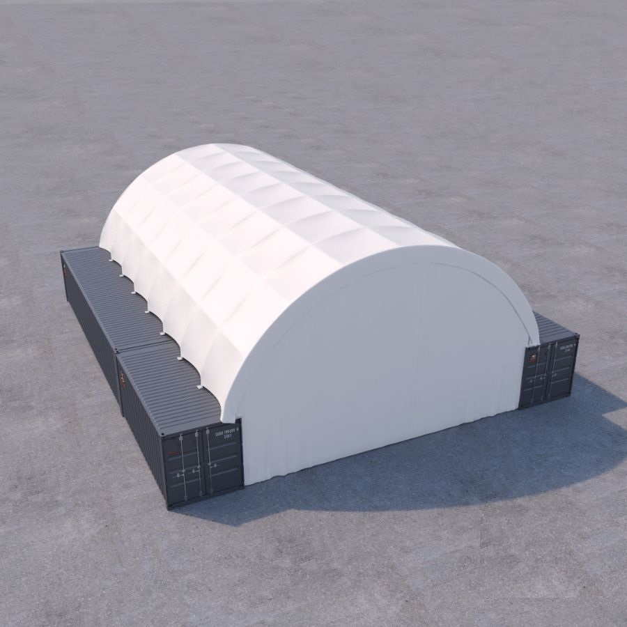 40&rsquo; x 60&rsquo; Container Shelter - STARMAX Containers PTY. LTD