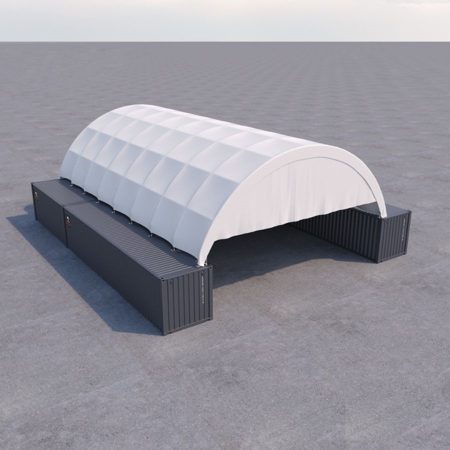 40&rsquo; x 60&rsquo; Container Shelter - STARMAX Containers PTY. LTD