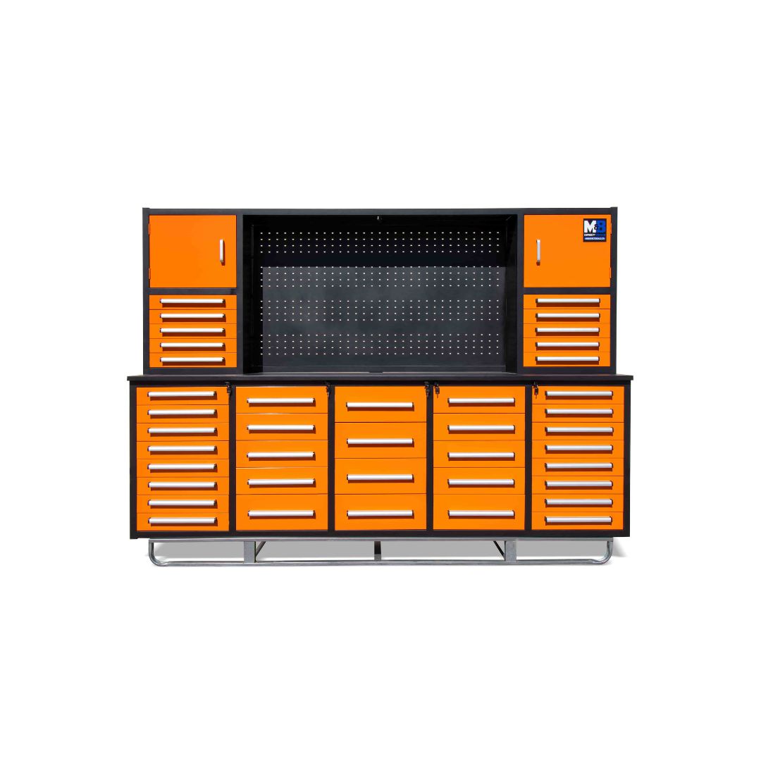 M&B | 10&rsquo; Workbench Cabinet with 40 Drawers - STARMAX Containers PTY. LTD