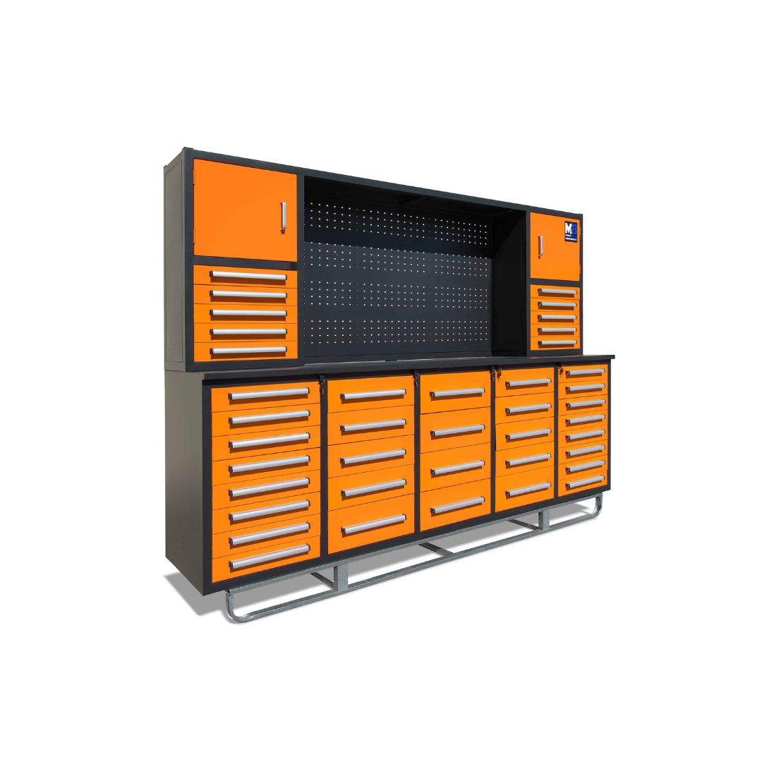M&B | 10&rsquo; Workbench Cabinet with 40 Drawers - STARMAX Containers PTY. LTD