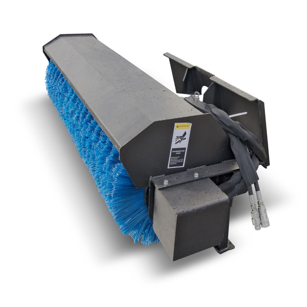 M&B | 72&Prime; Skid Steer Angle Broom - STARMAX Containers PTY. LTD