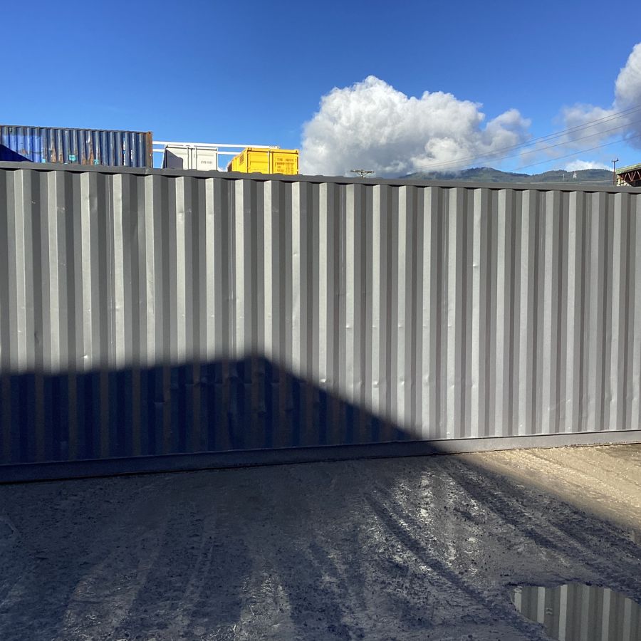 25&rsquo;HC Used Shipping Container (Painted Slate Grey) - STARMAX Containers PTY. LTD